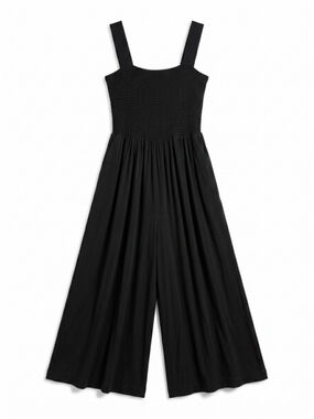 #022 - SMASH + TESS - BLACK WIDE LEG JUMPSUIT // PTP - 14 / W - 12.5